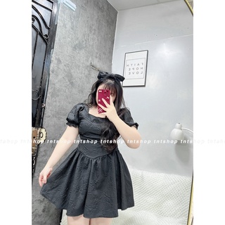 ĐẦM GẤM TAY BỒNG ĐÍNH ĐÁ  [TNT SHOP BIGSIZE 60KG 90KG]