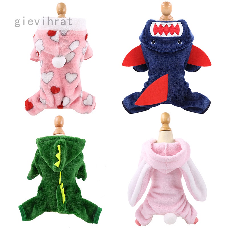 Bộ đồ ngủ liền thân mềm mại cho thú cưng