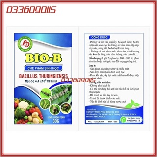 10 gói chế phẩm sinh học bio b trừ bọ trĩ, nhện đỏ, rệp sáp, sâu rầy