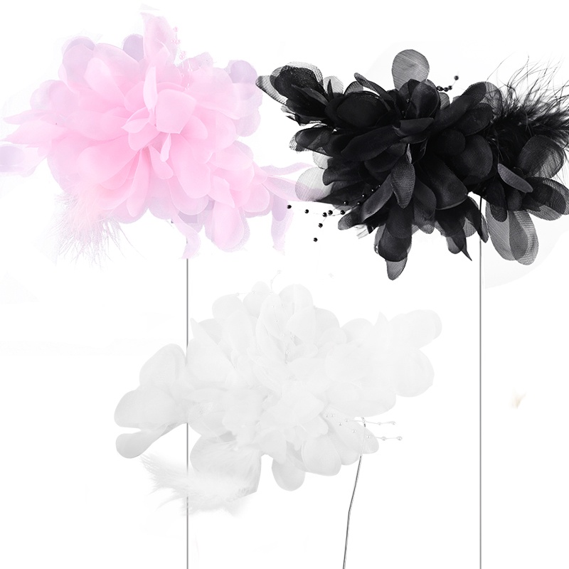 Phụ Kiện Trang Trí Bánh Kem Sinh Nhật Kiểu Lông Vũ Nhiều Màu Sắc Dễ Thương