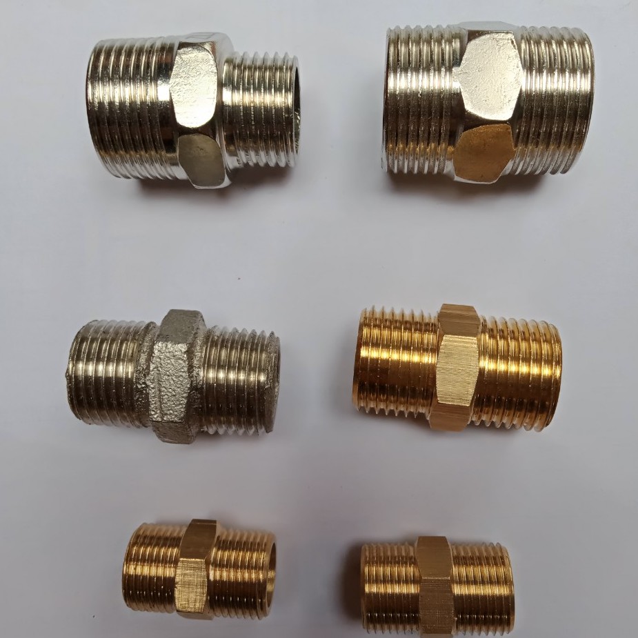 Kép nối,nối 2 đầu ren ngoài loại ren 21mm.27mm, 17mm,13mm,9,6mm