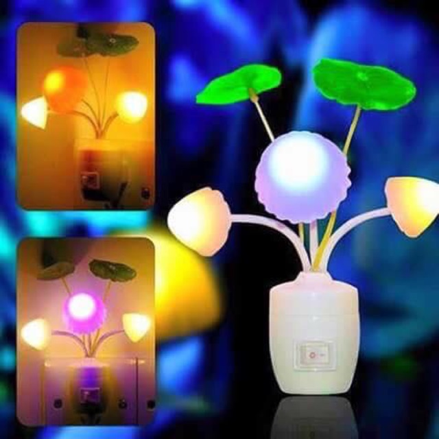 [Mã 11LSSALE giảm 100% đơn 50k] Đèn ngủ nấm cảm ứng