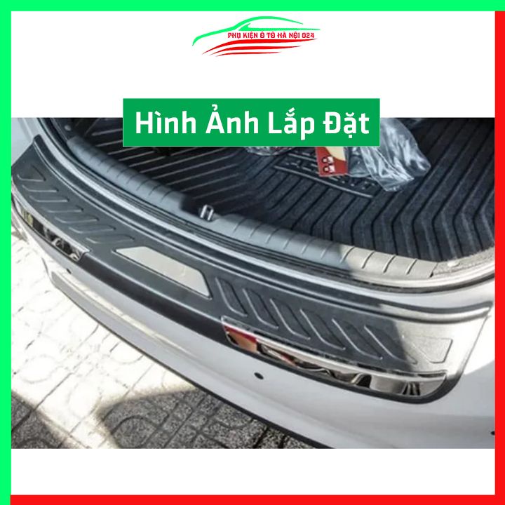 Ốp chống trầy cốp ngoài nhựa đen Accent 2018-2020 hàng loại 1 dán cốp sau chống xước trang trí xe