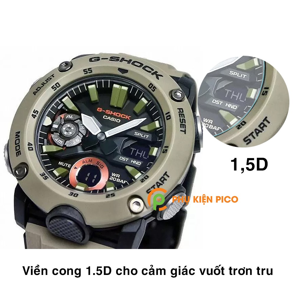 Cường lực đồng hồ Casio G-Shock Ga-2000 1A2PR / 1A9PR / 2APR / 3APR / 5APR độ cứng 7H chống trầy xước–Dán màn hình Casio