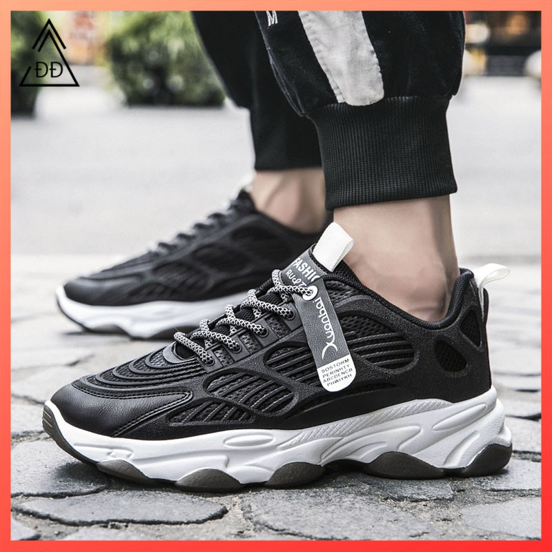 Giày sneaker nam đen [FREESHIP] D780 shop Địch Địch giày thể thao nam đẹp