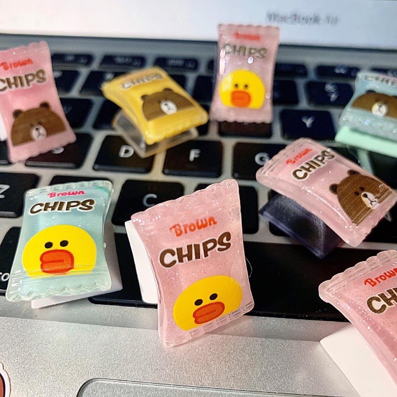 kẹo chips keycap handmade