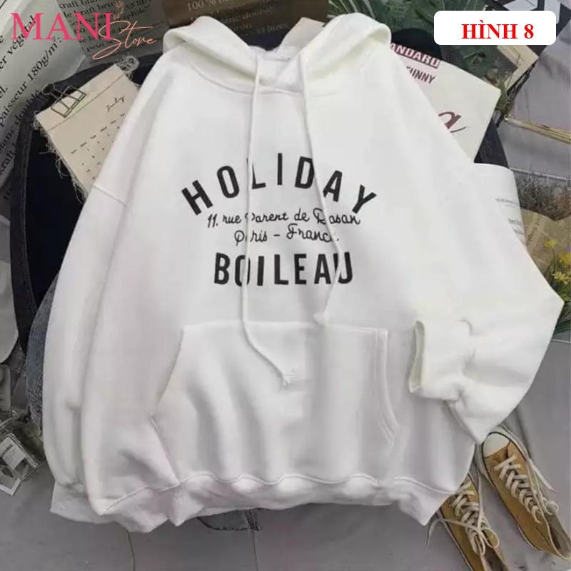 Áo hoodie nam nữ form rộng tay dài kiểu áo khoác nỉ hodie nữ có mũ túi trước cực cá tính in nhiều hình hoạ tiết cá tính
