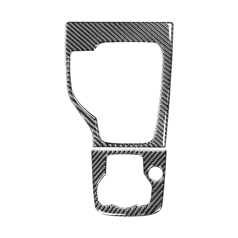 Viền bọc núm gạt cần số bằng sợi carbon cho Mazda 3 Axela 2014 2015 2016 2017