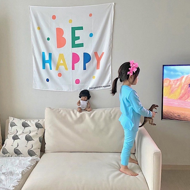 Thảm Treo Tường Trang Trí Hình Hoa Hướng Dương Dễ Thương