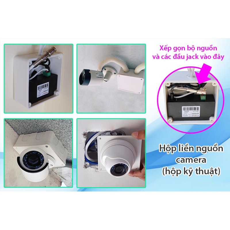 Hộp Kỹ Thuật Lắp Camera Quan Sát Chống nước mưa, nắng | BigBuy360 - bigbuy360.vn