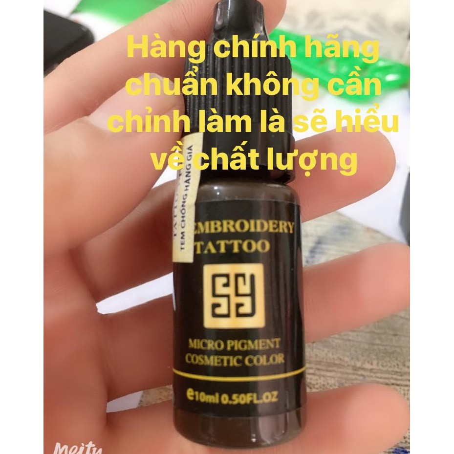 Mực Môi Mày💗FREESHIP💗Mực Hữu Cơ SY Chính Hãng Nhanh Bám Màu Bám Mực USA-10ml