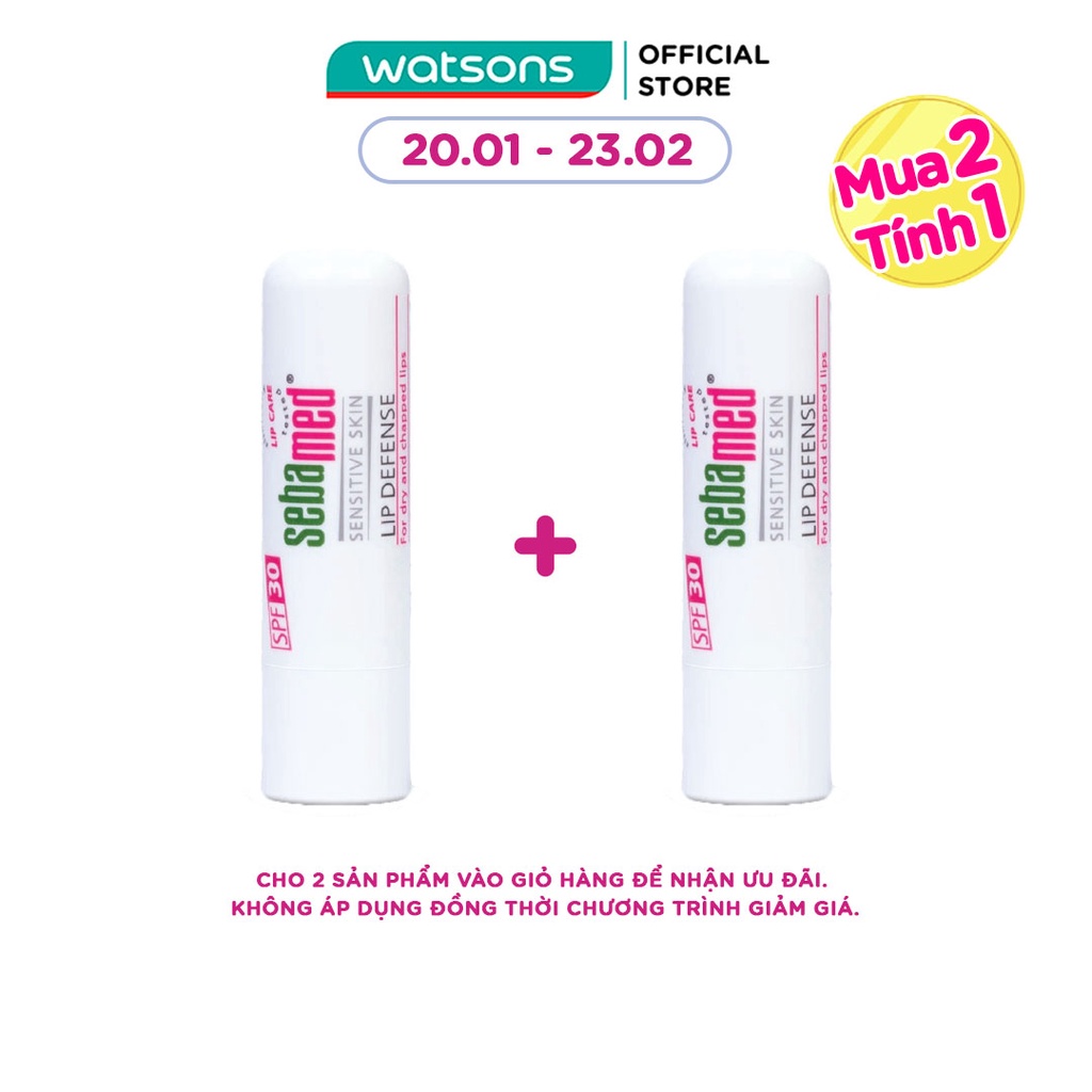 Son Dưỡng Sebamed Lip Defense Bảo Vệ Môi SPF 30 4.8g