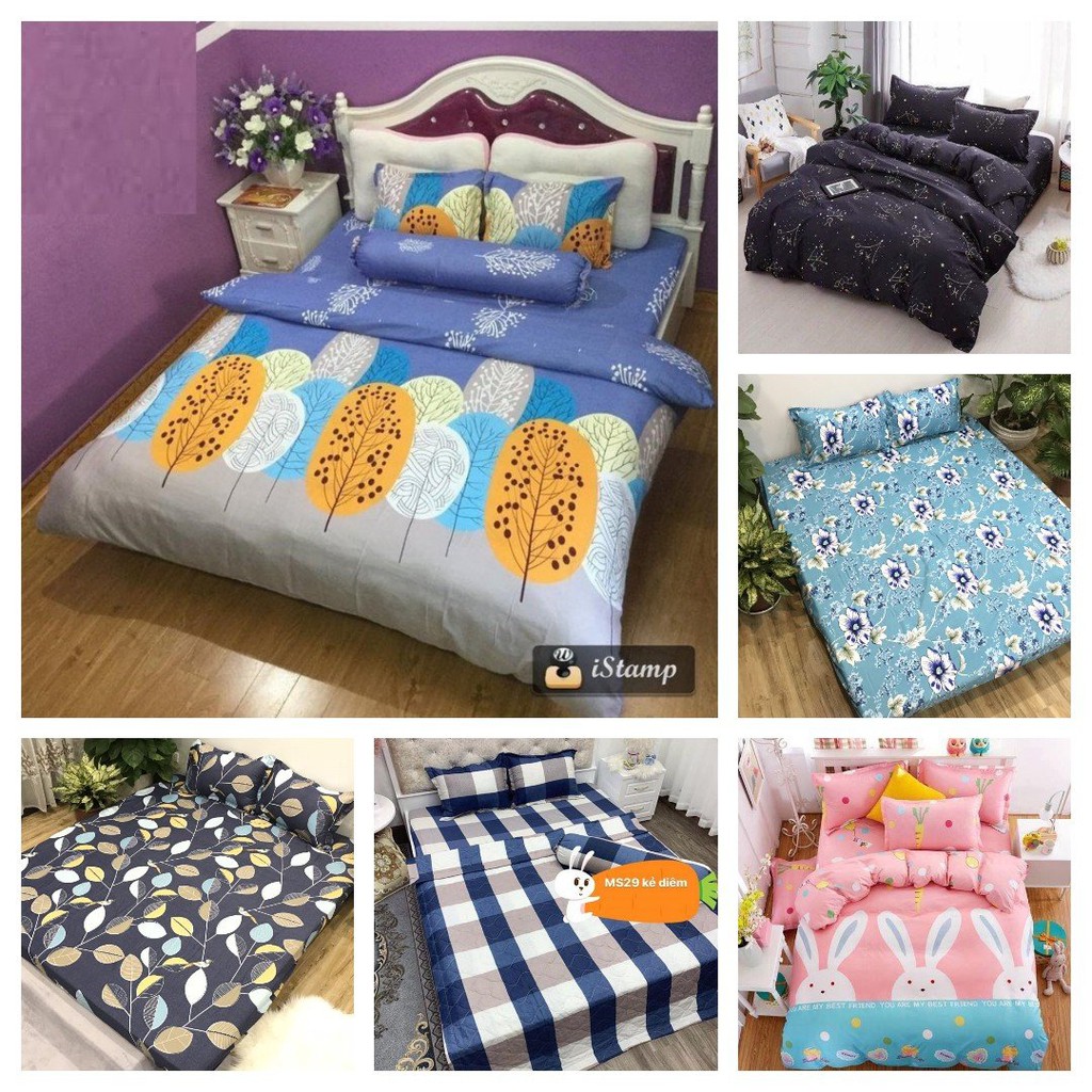 [Free ship-Giá rẻ nhất]Xả kho 2000 Bộ ga gối poly 1m6 giá cực sốc trên 100 mẫu | BigBuy360 - bigbuy360.vn