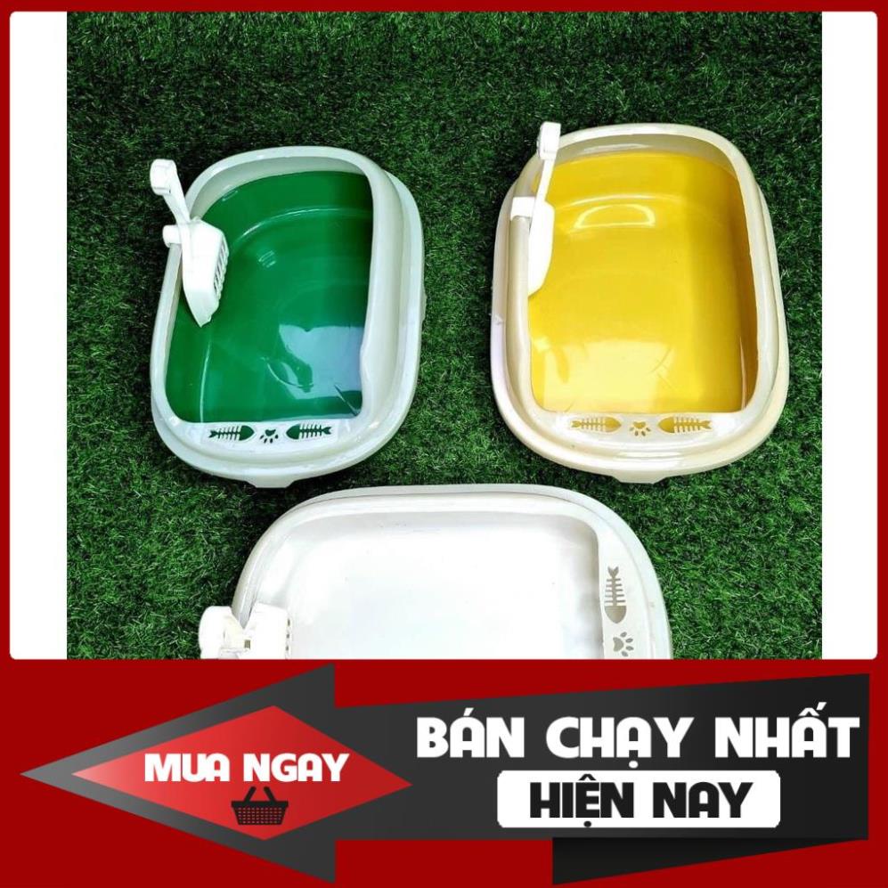 Chậu cát vệ sinh mèo - hình vuông 40x30cm