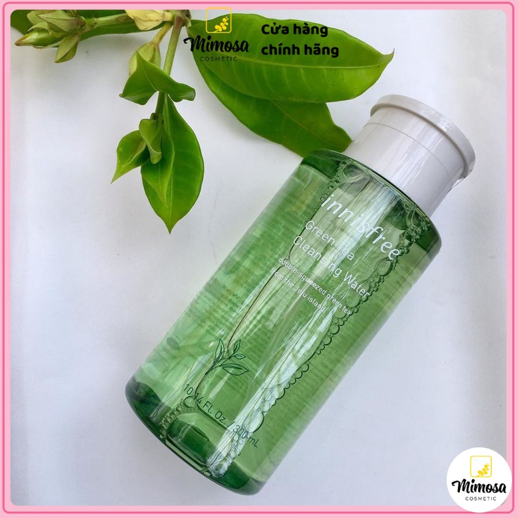 NƯỚC TẨY TRANG TRÀ XANH INNISFREE GREEN TEA CLEANSING WATER CHO DA DẦU, MỤN