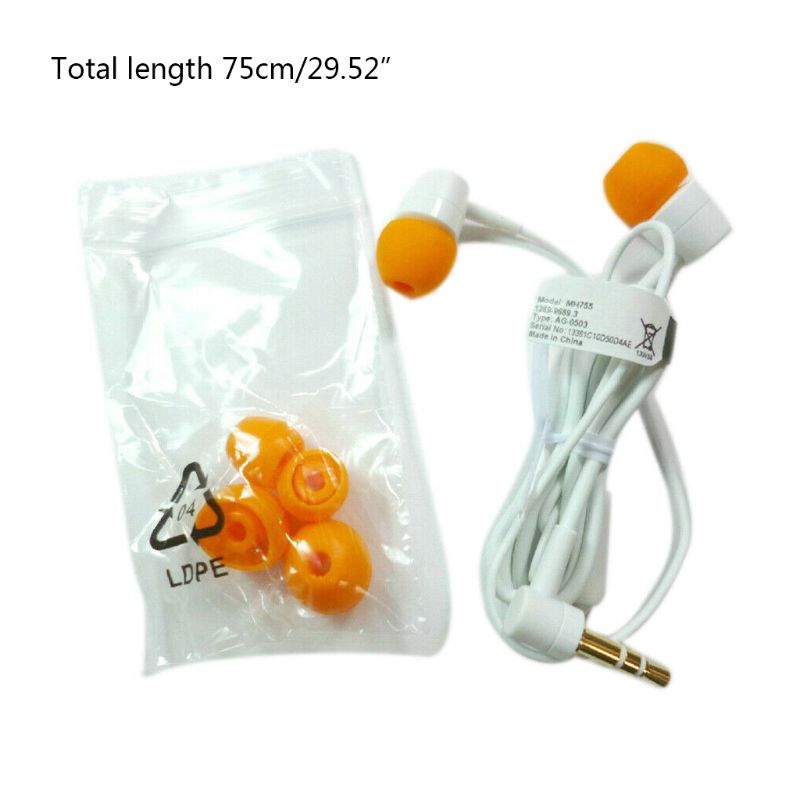 Tai Nghe Nhét Tai Mh755 Jack 3.5mm Có Micro Âm Thanh Siêu Nhẹ