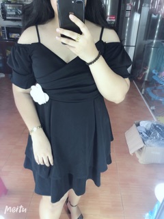 Đầm TK Bẹt Vai  Bigsize (Có Ảnh Thật)