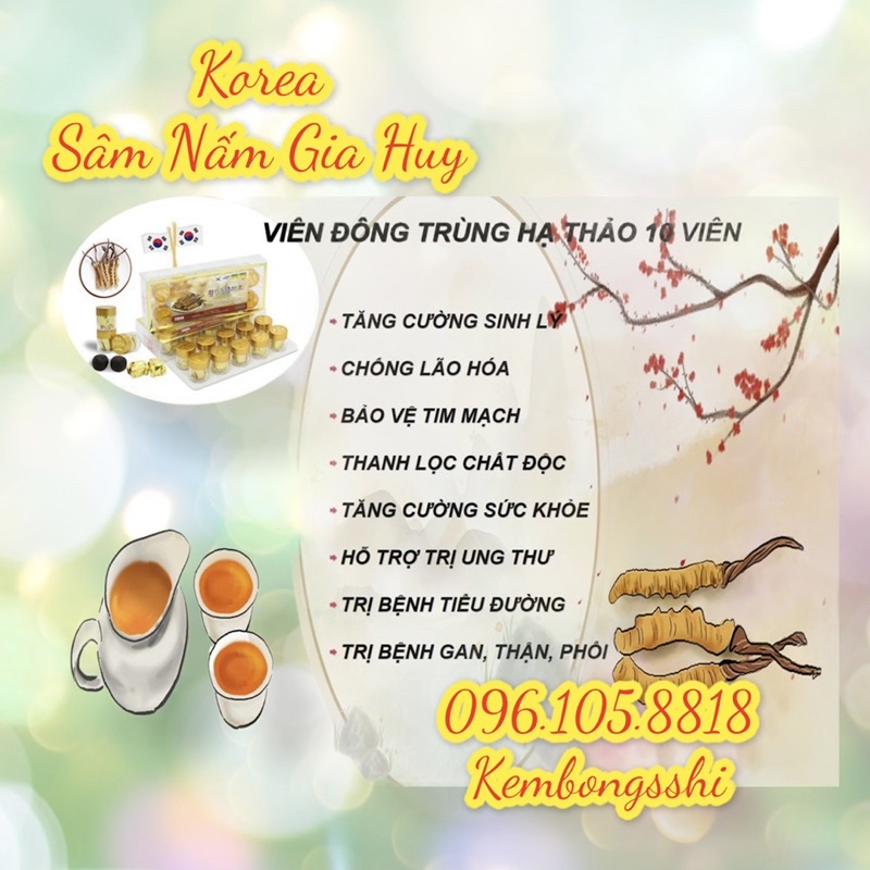 [HÀNG MỚI VỀ] Viên Hoàn Đông Trùng Hạ Thảo Hàn Quốc IMPERIAL FAMILY KOREAN CORDYCEPS, Hộp 10 Viên