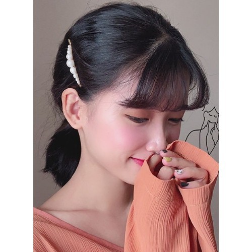 Set 5 Kẹp Tóc đính hạt giả ngọc nhỏ xinh