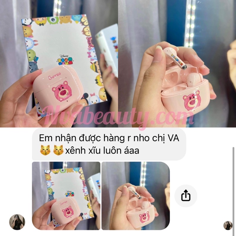 Tai Nghe Bluetooth Tsum Tsum x Disney Chính Hãng Nhiều Mẫu