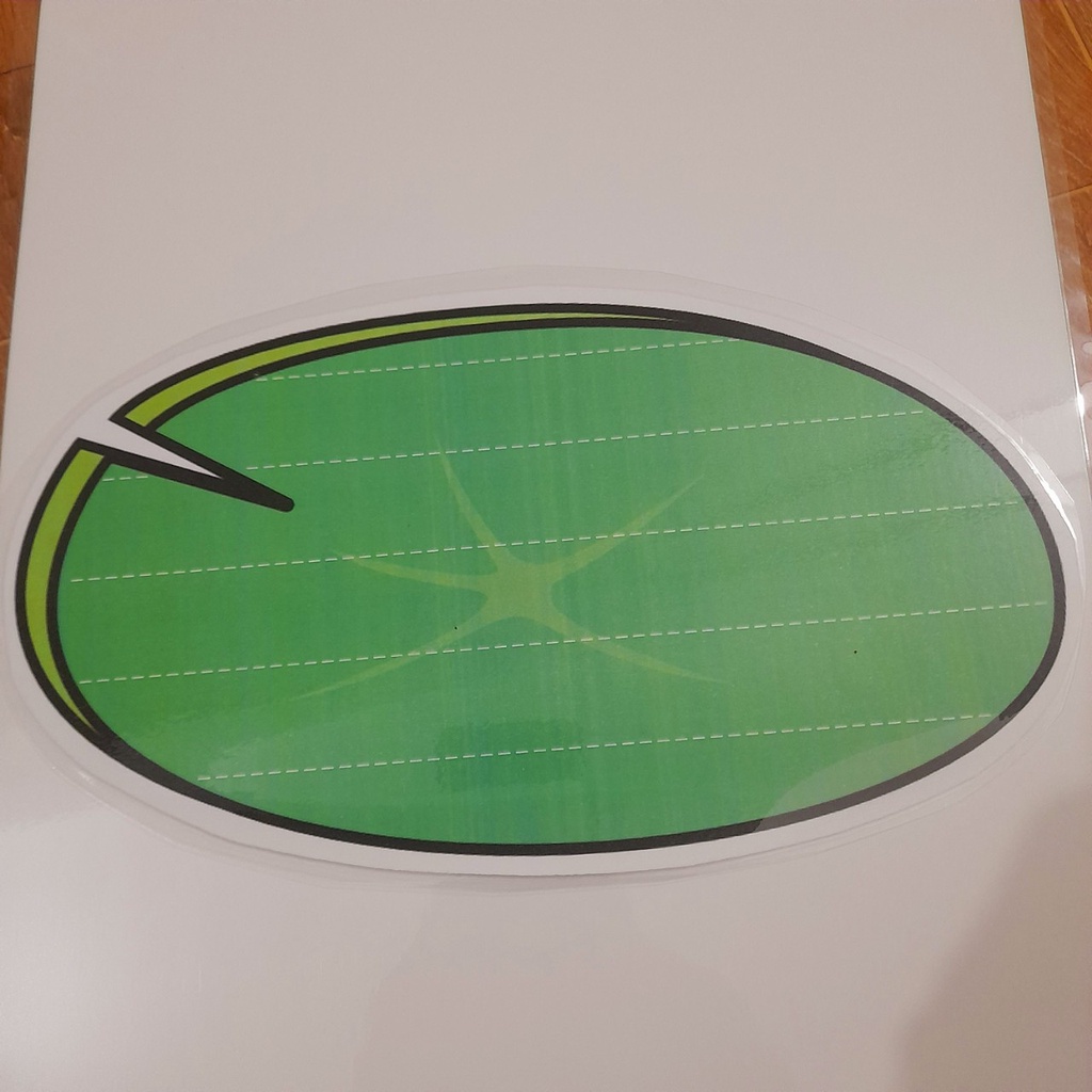 Bộ ếch lá sen ép plastic hỗ trợ giảng dạy (sẵn nam châm dính bảng từ)