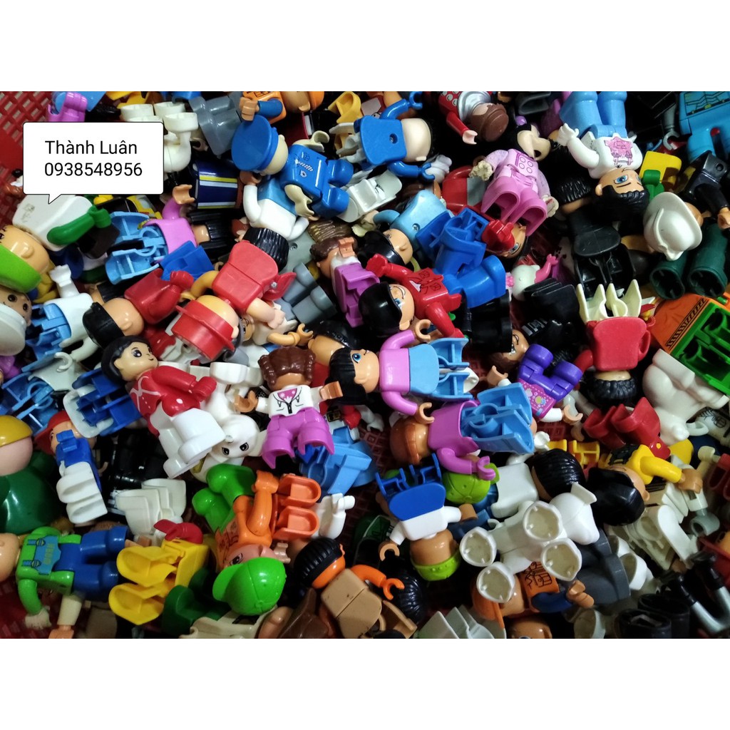 Đồ Chơi nhân vật Lego Duplo , nhân vật Lego Size To tương thích với Gạch Duplo