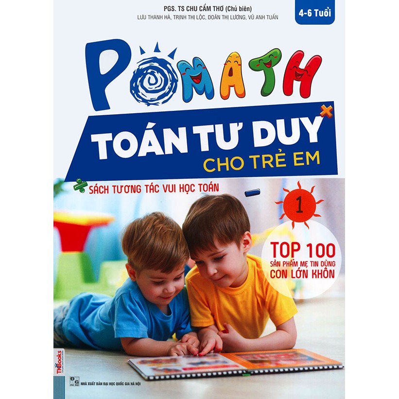 Sách - Pomath - Toán tư duy cho trẻ em - Tập 1