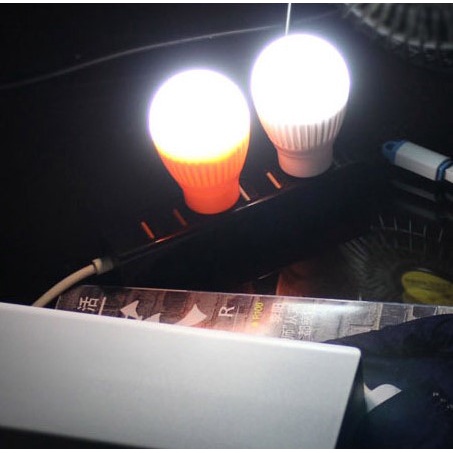 Đèn pin LED tròn cổng USB