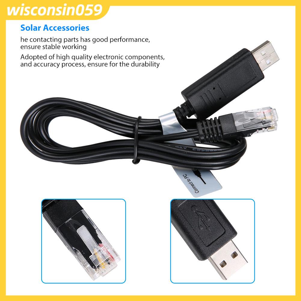 Wisconsin059 Cáp giao tiếp PC Bộ điều khiển sạc năng lượng mặt trời CC USb rS485-150U
