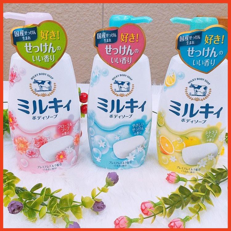 Sữa Tắm Milky Body Soap Cow 550ml Nhật Bản