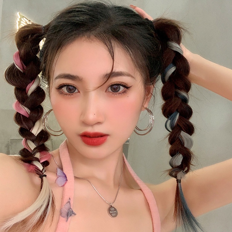Tóc giả SUAKE kiểu thẳng dài độc đáo thời trang cho nữ