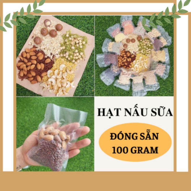 Hạt dinh dưỡng làm sữa hạt mix sẵn combo 10 ngày ăn eatclean, sữa hạt cho bé 100gr