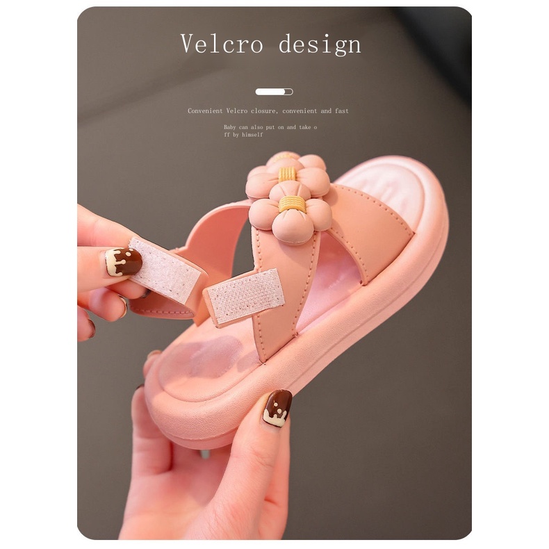 Xăng đan Đế Mềm Chống Trượt Thời Trang Đi Biển Mùa Hè 2022 Cho Bé Gái