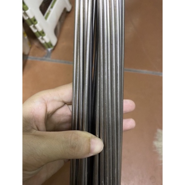 Que xiên nướng thịt bằng inox dài 60cm