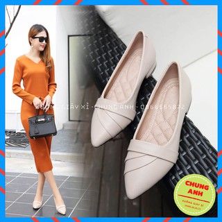 Giày cao gót 💥FREESHIP💥 giày công sở nữ hàng VNXK chất da mềm lót êm chân