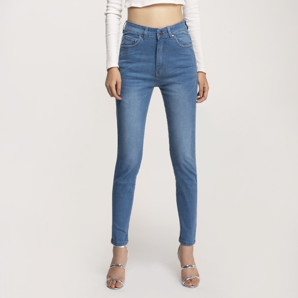 Quần Jean Nữ Lưng Cao Skinny Tôn Dáng Có Nhiều Màu Aaa Jeans | BigBuy360 - bigbuy360.vn