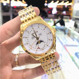 Đồng hồ nam AOLIX 7073GV full hộp, thẻ chính hãng, kính sapphire chống xước