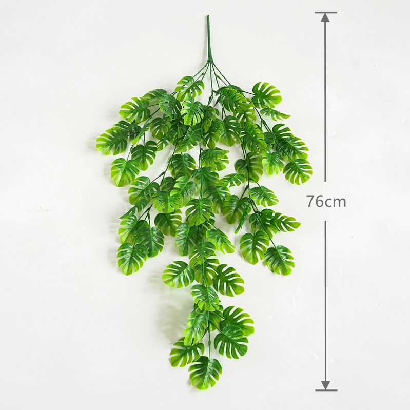 Monstera Dây Lá Giả Dây Leo Nhân Tạo Trang Trí Nhà cây giả trang trí nhà trang trí tường