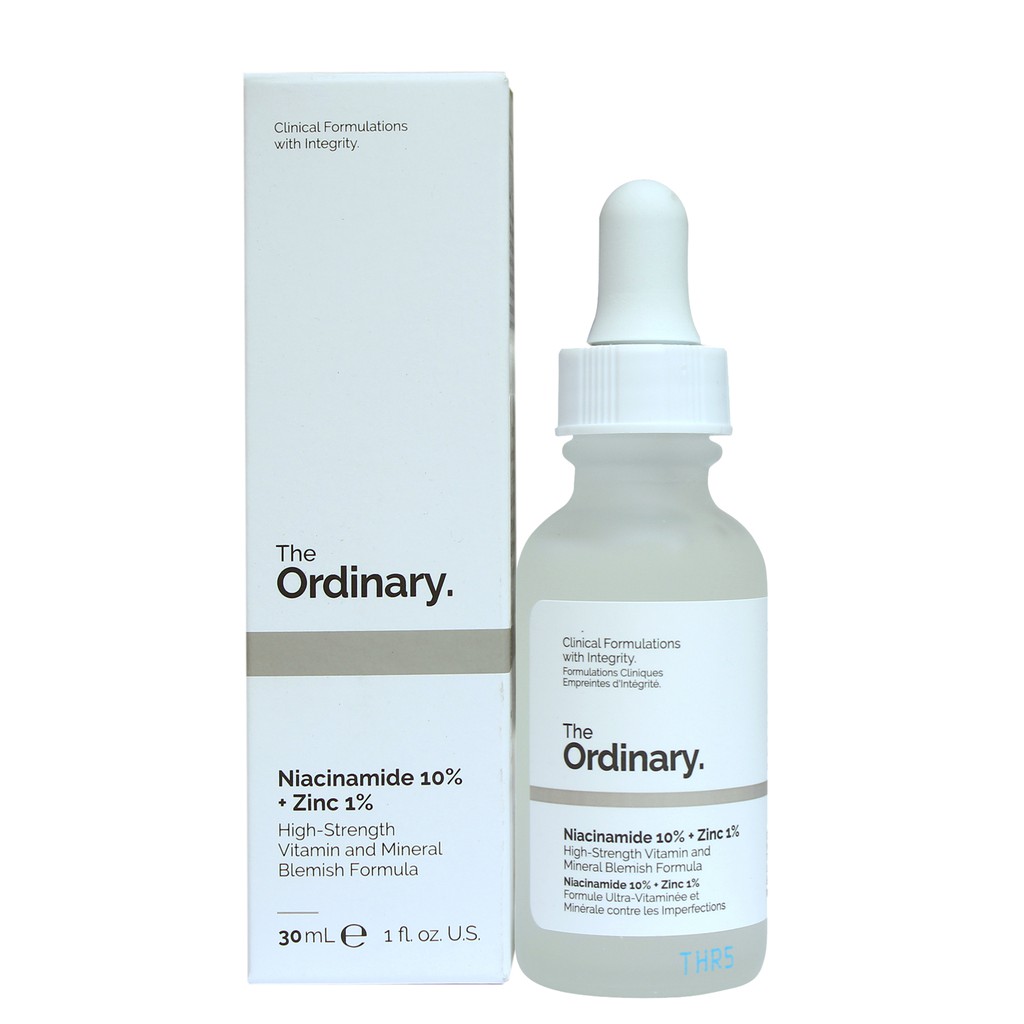 Serum giảm Thâm Mụn The Ordinary Niacinamide 10% + Zinc 1% 30ml