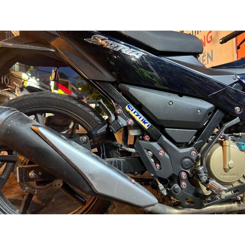 Pass gác chân vs pass pô malay gắn cho winner/sonic/ satria/raider