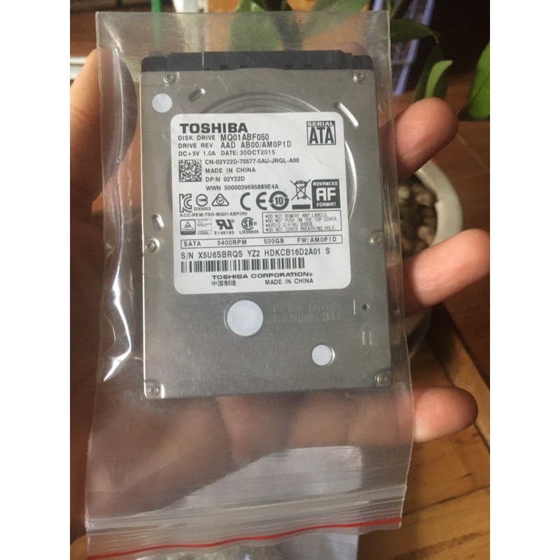 ổ cứng laptop 500G