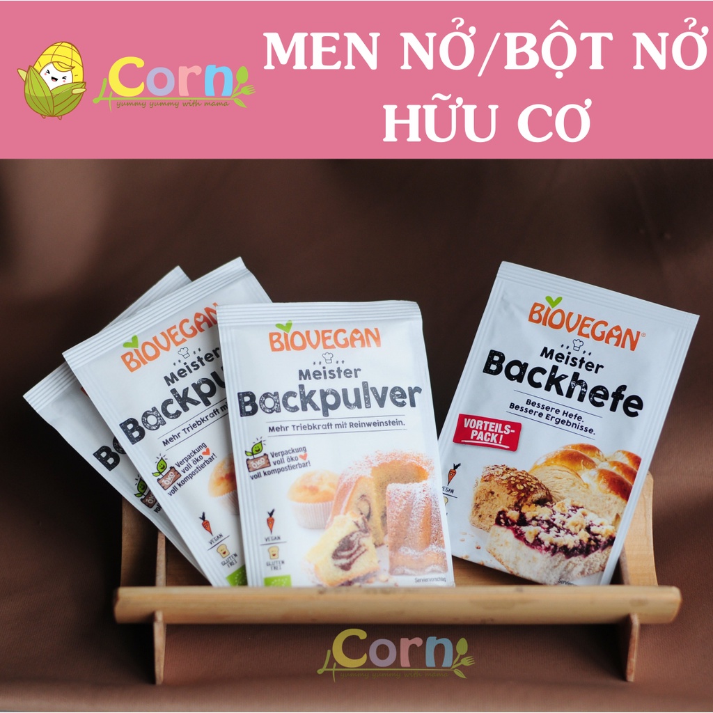 Bột Nở - Men Nở Hữu Cơ Biovegan - Cho bé 7m+