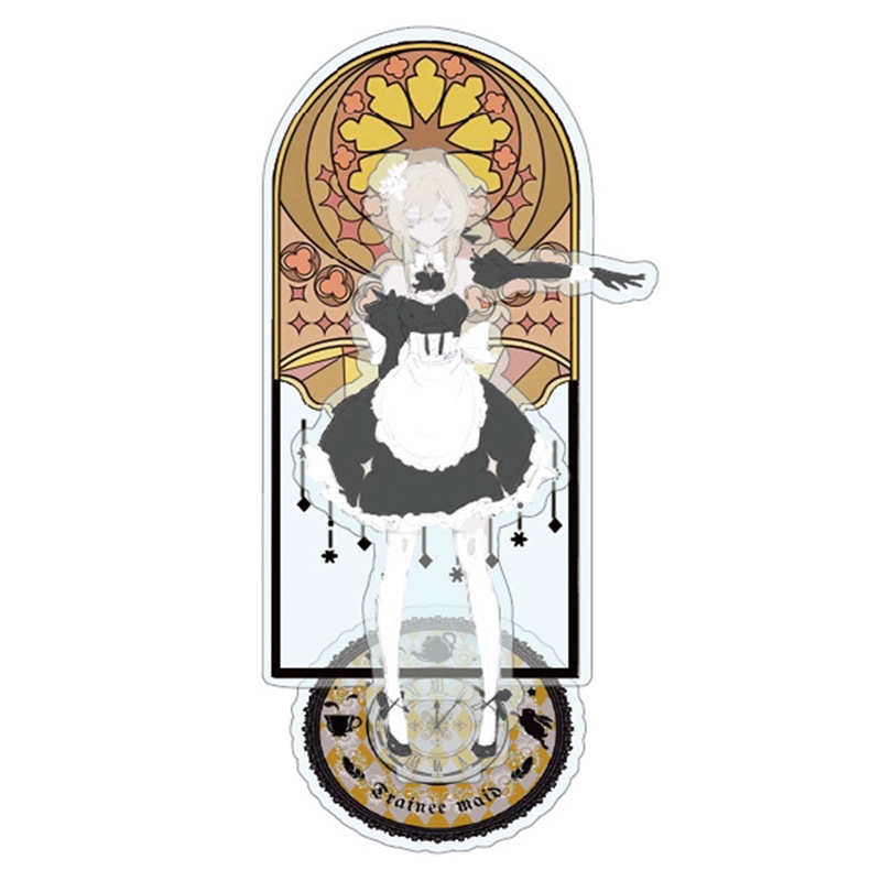 Mô hình standee GENSHIN IMPACT ver HẦU GÁI MAID tượng acrylic game mica chibi trưng bày