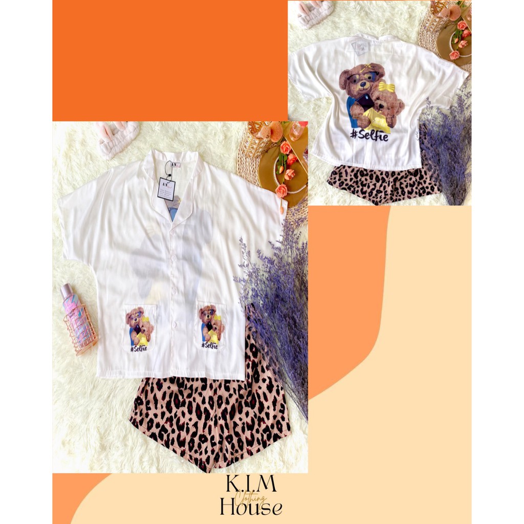 Đồ bộ - đồ mặc ở nhà áo pijama cọc quần đùi cho nữ -vải lụa Latin mát siêu nhẹ