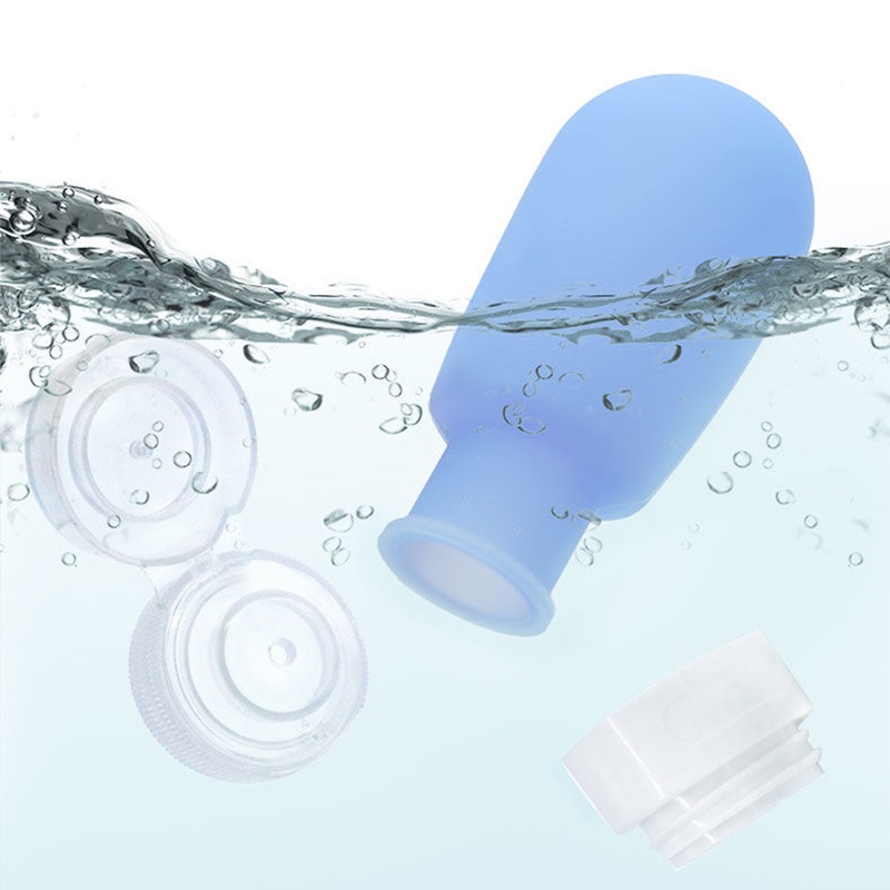 Set 3 Chai Silicone Rỗng Đựng Mỹ Phẩm Tiện Lợi Khi Đi Du Lịch