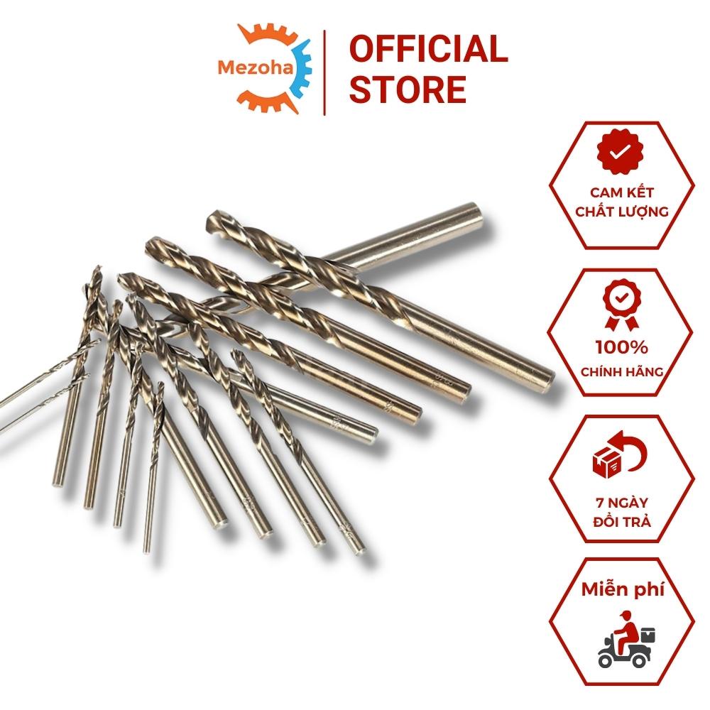 Mũi Khoan Xoắn Chân Tròn 1-5.5mm Chất Liệu HSS CO M35 Chuyên Dụng Khoan Inox Sắt Thép | Mezoha