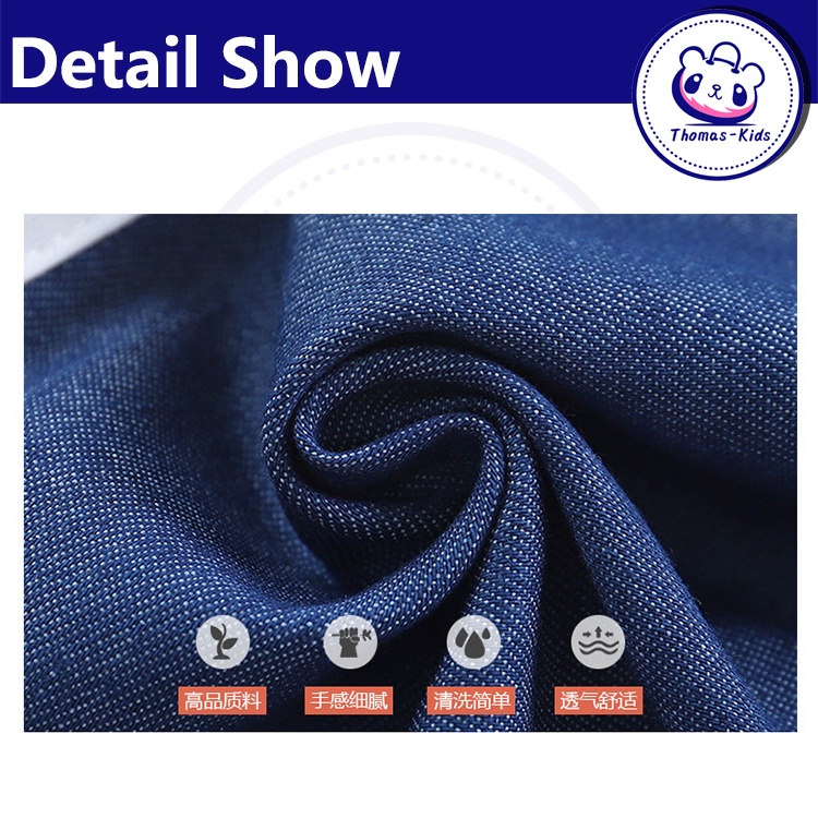 [D314#Quần short jean mềm có túi phong cách Hàn Quốc thời trang mùa hè dành cho bé trai 2021