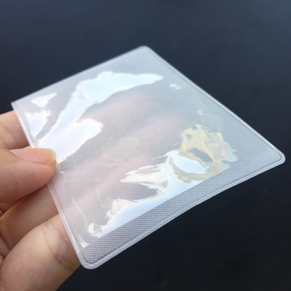 Túi nhựa NHÁM không nắp, bọc thẻ căn cước, ATM, danh thiếp. Loại nhám không nắp