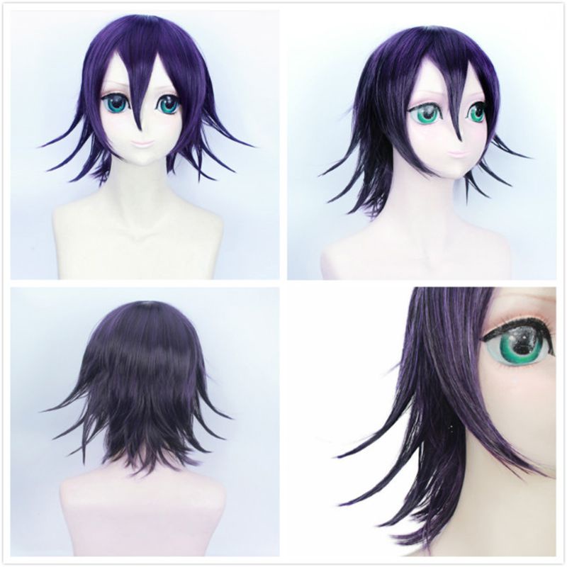Set trang phục đầy đủ/ Áo choàng/ Tóc giả hóa trang nhân vật Danganronpa V3 Ouma Kokichi làm quà halloween cho bé trai