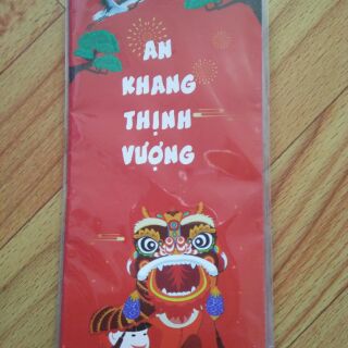 [HCM] Bao Lì Xì Năm Mới Đỏ Rực (1 xấp 6 bao)